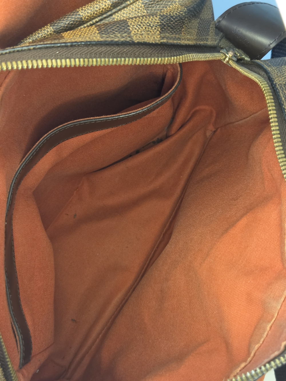 Louis Vuitton LV Crossbody bag Naviglio Brown Damier Authentic - Picture 14 of 16